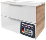 FACKELMANN B.Brillant Waschbeckenunterschrank &ndash; inklusive wei&szlig;em Waschbecken...