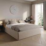 Home Collective Polsterbett 180x200 cm Doppelbett Bett mit verstellbarem...