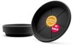 BigDean 10 Blumentopf Untersetzer &Oslash; 29,5 cm in Anthrazit &ndash; Topfuntersetzer |...
