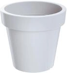 Lofly Plastiktopf in Wei&szlig; 58,2 (L&auml;nge) x 58,2 (Breite) x 52,3 (hoch) cm