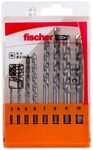 fischer Steinbohrer Set, 3 - 10 mm Durchmesser, Aufs&auml;tze f&uuml;r Bohrmaschinen,