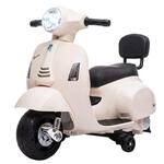 AIYAPLAY Elektro Motorrad Kinder Mini Vespa GTS 6V Elektromotorrad Wei&szlig; | mit