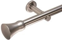 Deco-Raum Gardinenstange auf Ma&szlig; 25mm Wandtr&auml;ger Style Rohr Endst&uuml;ck Kegel