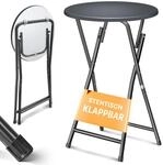 KESSER&reg; Stehtisch Bistrotisch mit PVC-Platte | Wetterbest&auml;ndiger Klapptisch |...