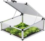 GFP Fr&uuml;hbeetkasten 103 x 103 cm Fr&uuml;hbeetaufsatz Doris, Aluminium mit...