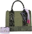 Fritzi Izzy09 Limited Happy Leo Damen vegane Canvas Crossbody Baumwolltasche
