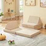 [en.casa] Spielsofa f&uuml;r Kinder Norhulta Kindersofa mit Schlaffunktion...