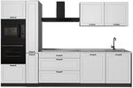 Vicco K&uuml;chenzeile R-Line, Wei&szlig; Landhaus/Anthrazit 310 cm | 7 Module &middot;