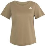 adidas Women's Workout Essentials T-Shirt mit tiefem Ausschnitt