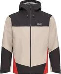 Jack Wolfskin Herren Rockpaw 3L Jacke, oyster, L