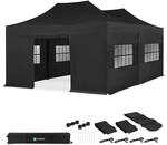 Vonroc Pavillon 6x3m wasserdicht stabil - Partyzelt EasyUp [3Min Aufbau] | Popup