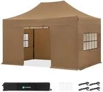 Vonroc Pavillon 3x4,5m wasserdicht stabil - Faltpavillon mit Seitenw&auml;nden |...