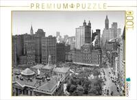 Puzzle &middot; Historic New York: Broadway, City Hall Park, the Singer, Park Row |...