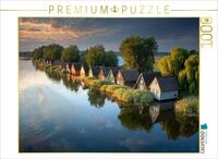Puzzle &middot; Bootsh&auml;user an der M&uuml;ritz | 1000 Teile &middot; Lege-Gr&ouml;&szlig;e 64 &times; 48 cm...