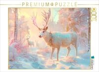Puzzle &middot; Magische Wintermomente | Pr&auml;chtige Rentiere in der Wintersonne &middot;...