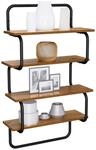 vidaXL 4-stufiges Wandregal Altholz 60 x 24,5 x 104 cm Holzwerkstoff