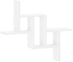 vidaXL Wandregal Wei&szlig; 87 x 17 x 75 cm Holzwerkstoff | Dieses Regal ist aus