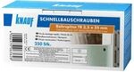 Knauf Schnellbauschraube TB 3,5 mm x 25 mm, mit Bohrspitze, selbstschneidendes