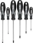 kwb Schraubendreher-Set 6-teilig, mit magnetischer Spitze, extra geh&auml;rtet, inkl.