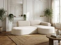 WFL GROUP Ecksofa 3-Sitzer im Loft-Stil, Skandi-Design &ndash; L-Form...