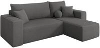 ALTDECOR Ecksofa mit Schlaffunktion L-Form SENO-L 249x139x85 - Grau | Corner...