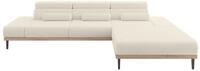 ALTDECOR Elektrisches Ecksofa L-Form Mona 316x205x85 - Beige | Corner Sofa Bett