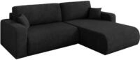 ALTDECOR Ecksofa mit Schlaffunktion L-Form BERY-L 276x193x88 - Schwarz | Corner...