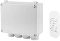 Smartwares Outdoor-Schaltbox, 3 Ausg&auml;nge, 400 W, IP55, f&uuml;r den Garten 