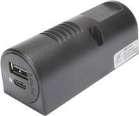 ProCar Aufbau-Power USB-C&reg;/A Doppelsteckdose 12 oder 24 V/DC