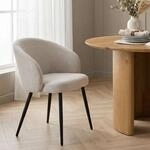 IDIMEX Esszimmerst&uuml;hle KURSI im 2er Set, Grau - Designst&uuml;hle mit weich...