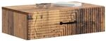 vidaXL Wandmontierter Beistelltisch 59 x 34,5 x 17 cm Holzwerkstoff