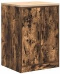 vidaXL Garagen-Aufbewahrungsschrank, Schrank Lagerschrank mit Holzarbeitsplatte,