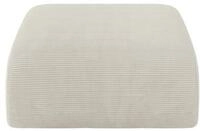 ALTDECOR Pouf Wohnzimmer Sitzhocker MIRA-PUF 91x89x40 Creme | Sitzsack Cord...
