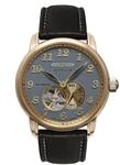 Zeppelin 7664-5 LZ 127 GRAF Herrenuhr Automatik Open Heart mit schwarzem...