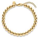 s.Oliver Damen Armband aus Edelstahl mit modernen Steel Balls | Wasserfest,