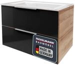 FACKELMANN B.Brillant Waschbeckenunterschrank &ndash; inklusive wei&szlig;em Waschbecken...