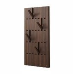 Home Deluxe Garderobenpaneel QUEST - 55 x 4 x 105 cm | Aus Kautschukbaum 
