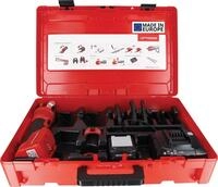 ROTHENBERGER ROMAX NANO Set Pressmaschine, 2Ah Akku Kapazit&auml;t, SV Pressbacken