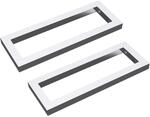 doporro Waschtischhalterung 45x3x15cm,Wandkonsole aus Edelstahl in silber |...