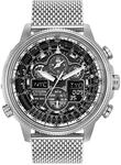 Citizen Eco-Drive Herren Promaster Navihawk A.TJY8030-83E, silberton, 48 mm, Armband