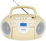 Karcher RR 5042-H - tragbares Radio mit CD-Player, Kassettenspieler, AUX-In | Stereo
