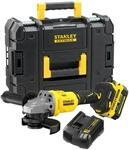 STANLEY FATMAX V20 Akku-Winkelschleifer, b&uuml;rstenlos, 125 mm, inklusive 4,0 Ah