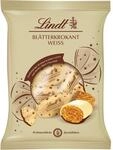 Lindt Schokolade | Bl&auml;tterkrokant Doppeldreh Wei&szlig;, 90g Beutel, Geschenk 