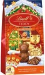 Lindt Schokolade | 8 Teddys Vollmilch Crisp | 73g | Vollmilchschokolade in Teddyform