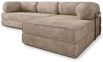 Masseno Schaumstoff-Ecksofas ETERA mit Metallgestell, Modulares Schlafsofa aus