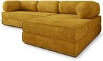 Masseno Schaumstoff-Ecksofas ETERA mit Schlaffunktion, Modulares Schlafsofa aus