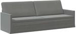 vidaXL 3-Sitzer Sofa Dunkelgrau 220 x 81 x 82 cm Samt (V)