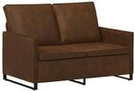 vidaXL 2-Sitzer Sofa Braun 130 x 81 x 82 cm Kunstwildleder