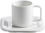 Maxwell & Williams Sphere Square Espressotasse + Untertasse, 70ml, Wei&szlig;,JX80701