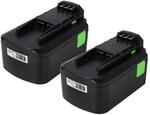 vhbw 2x Akku kompatibel mit Festool DRC 18/4 Li 5.2-Set | f&uuml;r DRC 18/4 Li